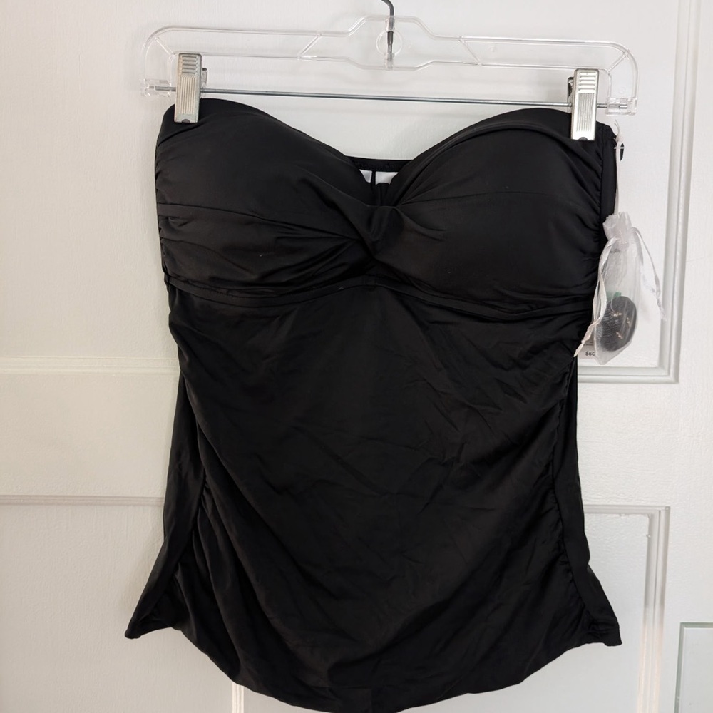 Anne Cole Black Bandeau Swimwear